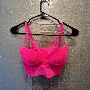 Women’s small pink bralette